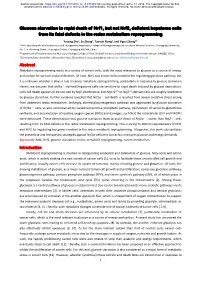 Glucose Starvation to Rapid Death of Nrf1, but Not Nrf2, Deficient Hepatoma Cells from Its Fatal Defects in the Redox Metabolism Reprogramming