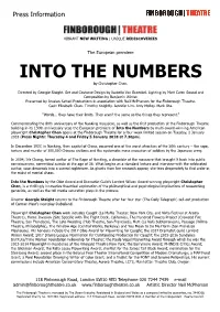 INTO the NUMBERS by Christopher Chen