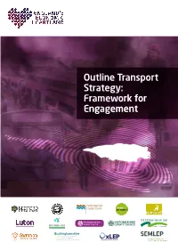 Outline Transport Strategy: Framework for Engagement