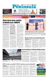 Qatar Most Open Country in Middle East: UNWTO