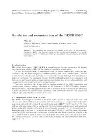 Simulation and Reconstruction of the BESIII EMC