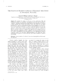 The Status of Fraxinus Papillosa (Oleaceae): Sem Study of Epidermal Features