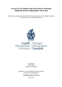 A Study of the Growth and Evolution of Personal Computer Devices Throughout the Pc Age