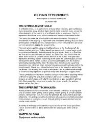 GILDING-TECHNIQUES.Pdf