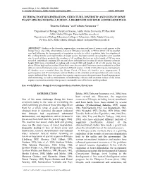 Interfaces of Regeneration, Structure, Diversity and Uses of Some Plant Species in Bonga Forest: a Reservoir for Wild Coffee Gene Pool