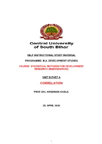 Krishnan Correlation CUSB.Pdf