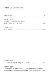 TABLE of CONTENTS Introduction