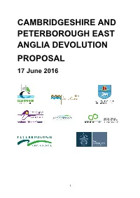 Cambridgeshire & Peterborough Devolution Proposal