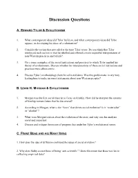 Discussion Questions