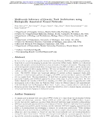 Multi-Scale Inference of Genetic Trait Architecture Using