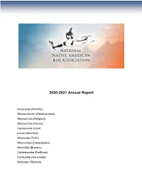 2020-2021 Annual Report