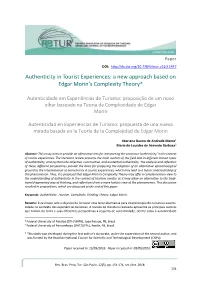 A New Approach Based on Edgar Morin's Complexity Theory