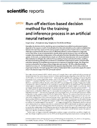 Run-Off Election-Based Decision Method for the Training And