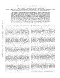 Arxiv:2001.06154V1 [Quant-Ph] 17 Jan 2020 Tion