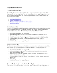 Frequently Asked Questions