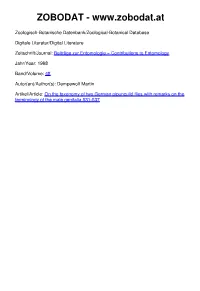 On the Taxonomy of Two German Pipunculid Flies with Remarks on The