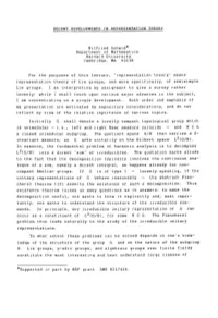 Recent Developments in Representation Theory