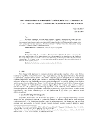 Simpsonlar a Content Analysis of a Postmodern Animated Sitcom: the Simpsons