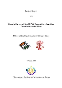 Project Report on Sample Survey of KABBP & Expenditure Sensitive
