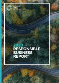 Responsible Business Report UNGC 2020
