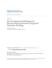 The Development of Self-Supported Electromechanical Structures