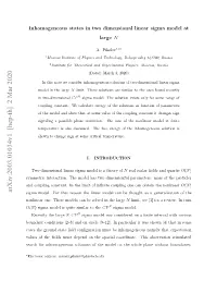 Arxiv:2003.01034V1 [Hep-Th] 2 Mar 2020 Im Oe.Frta Esntelna Oe a Etogta Ge a Large As the Thought in Be Solved Be Can Can Model Models Linear These the One