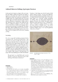 Cultural Values in Clothing: Apotropaic Practices