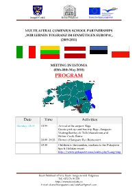 Projektikohtumise Programm Eestis