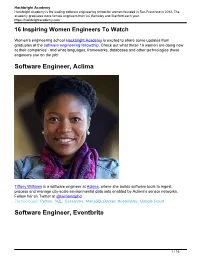 16 Inspiring Women Engineers to Watch