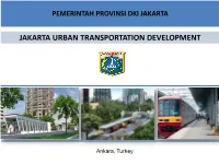 Jakarta Urban Transportation Development