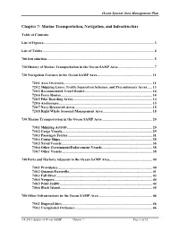 Chapter 7: Marine Transportation, Navigation, and Infrastructure