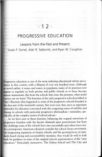 Progressive Education
