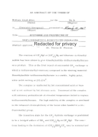 Redacted for Privacy Dr