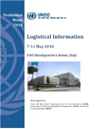 Logistical Information