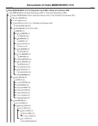 Descendancy Chart