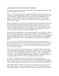 Joshua Colangelo-Bryan Testimony Regarding Nabeel Rajab I Am
