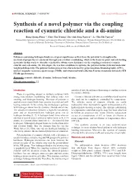 Synthesis of a Novel Polymer Via the Coupling Reaction of Cyanuric