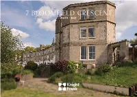 7 Bloomfield Crescent BATH • BA2 7 Bloomfield Crescent