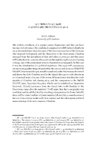 CLAUDIUS and the POLITICS of AD AGG Gibson University Of