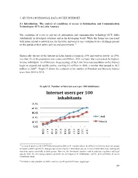 Internet Users Per 100 Inhabitants