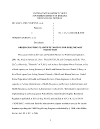 Preliminary Injunction