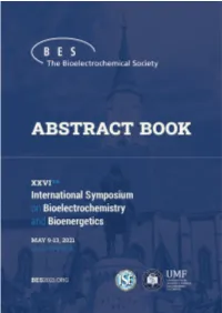 Program and the Book of Abstracts BES 2021