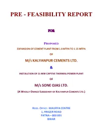 Pre - Feasibility Report