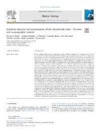 Sediment Dispersal and Accumulation Off the Ayeyarwady Delta