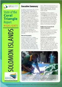 State of the Coral Triangle Report