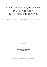 Systeme Aquifere Du Sahara Septentrional 20