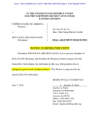 1:09-Cr-00383 Document #: 599 Filed: 06/07/18 Page 1 of 54 Pageid #:4379
