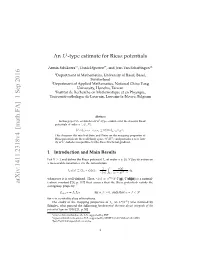 An $ L^ 1$-Type Estimate for Riesz Potentials