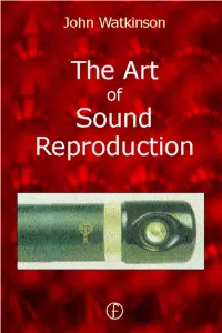 Analog Audio Recording
