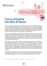 Future of Equality Report